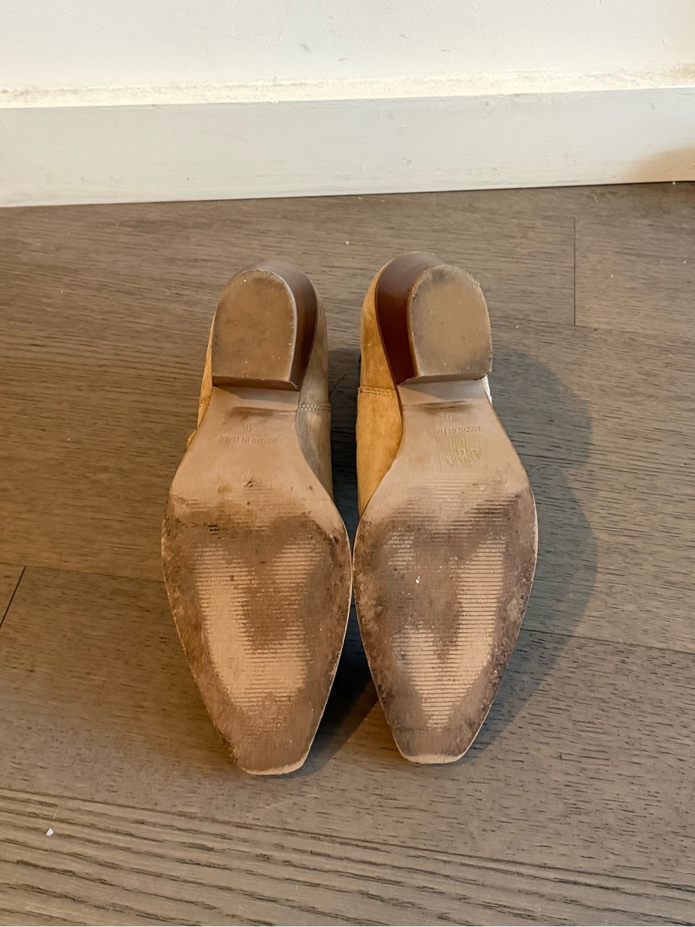 Everlane Tan Suede Ankle Boots - Picture 3 of 3